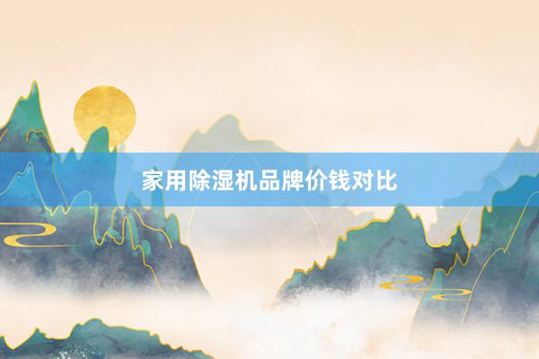 家用除湿机品牌价钱对比